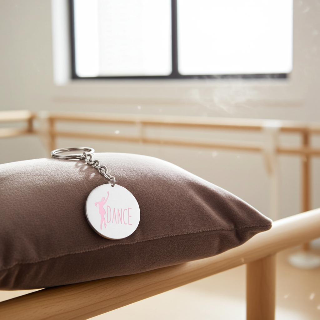 🌸 “Dance” Steel Keychain - Studio Dance Wear