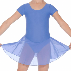 Short Sleeve Leotard With Attached Skirt RV2383 - Studio Dance Wear