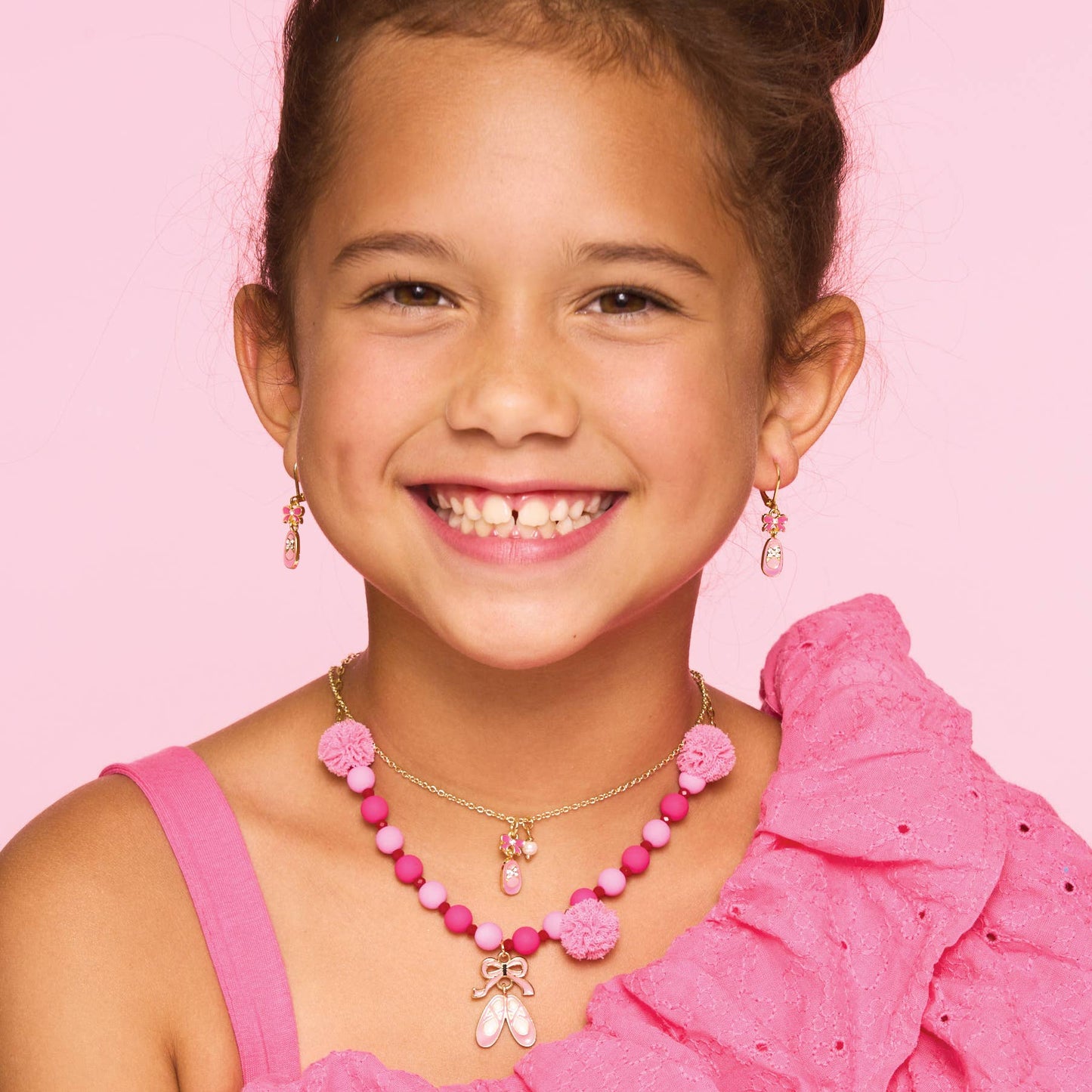 Sweet Petite Necklace- Crystal Ballet Shoe - Studio Dance Wear