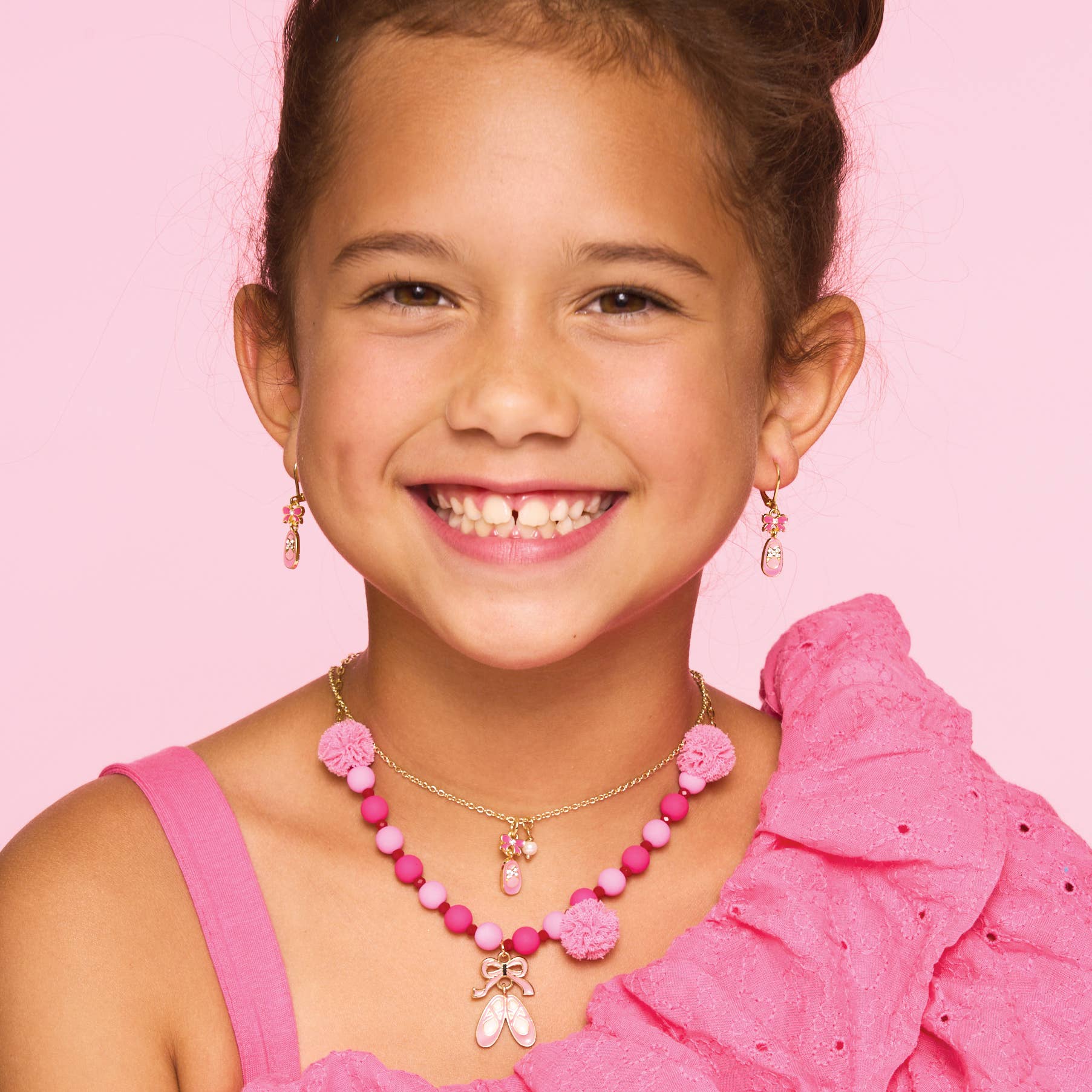 Sweet Petite Necklace- Crystal Ballet Shoe - Studio Dance Wear