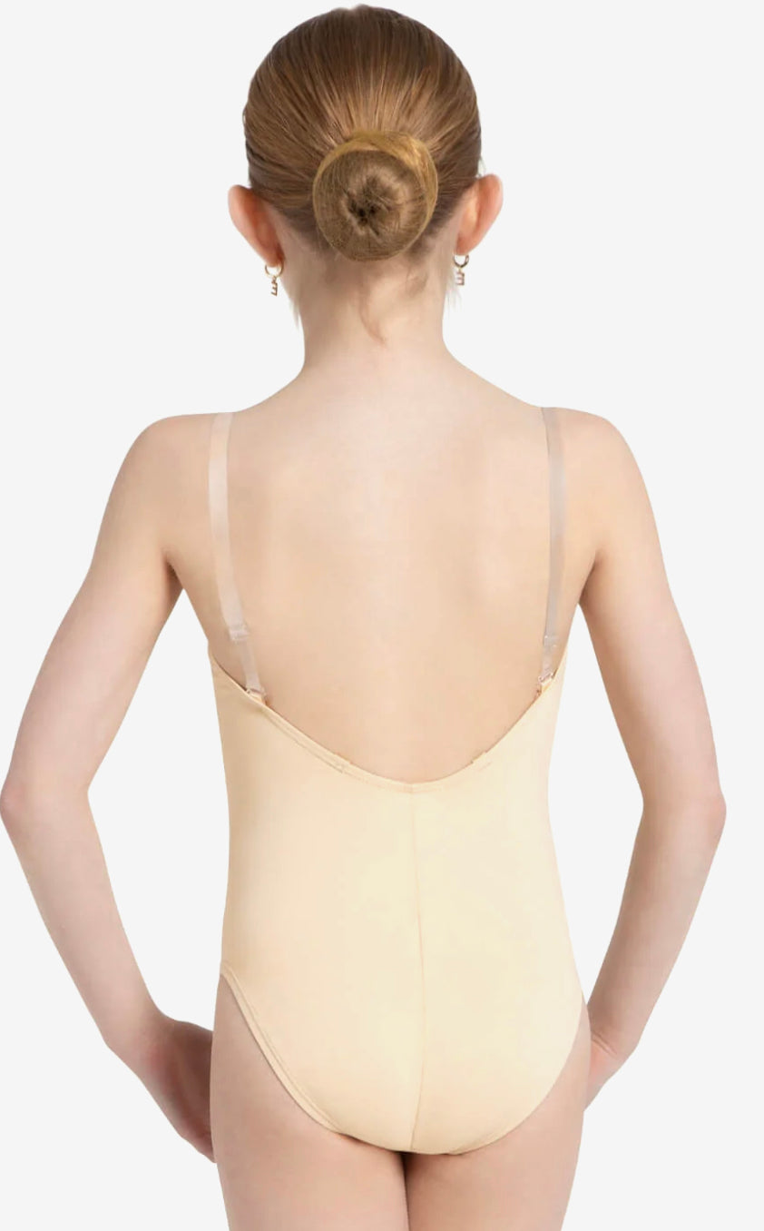 Camisole Leotard With Clear Transition Straps - Studio Dance Wear