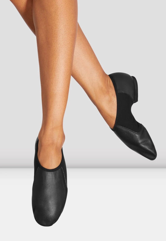 BLOCH Neo-Flex Slip-On Jazz Shoes – Split Sole Leather Dance Shoes