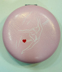 "I Love Gym" Gymnast Pocket Mirror