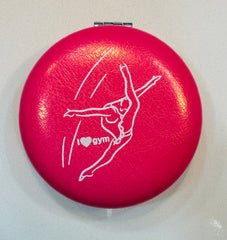 "I Love Gym" Gymnast Pocket Mirror