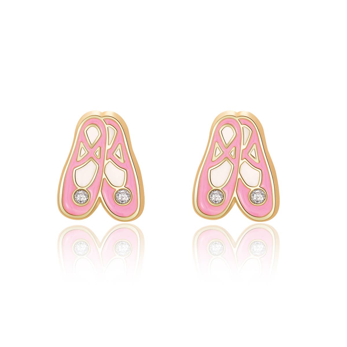 Ballet Slippers Cutie Stud Earrings - Studio Dance Wear