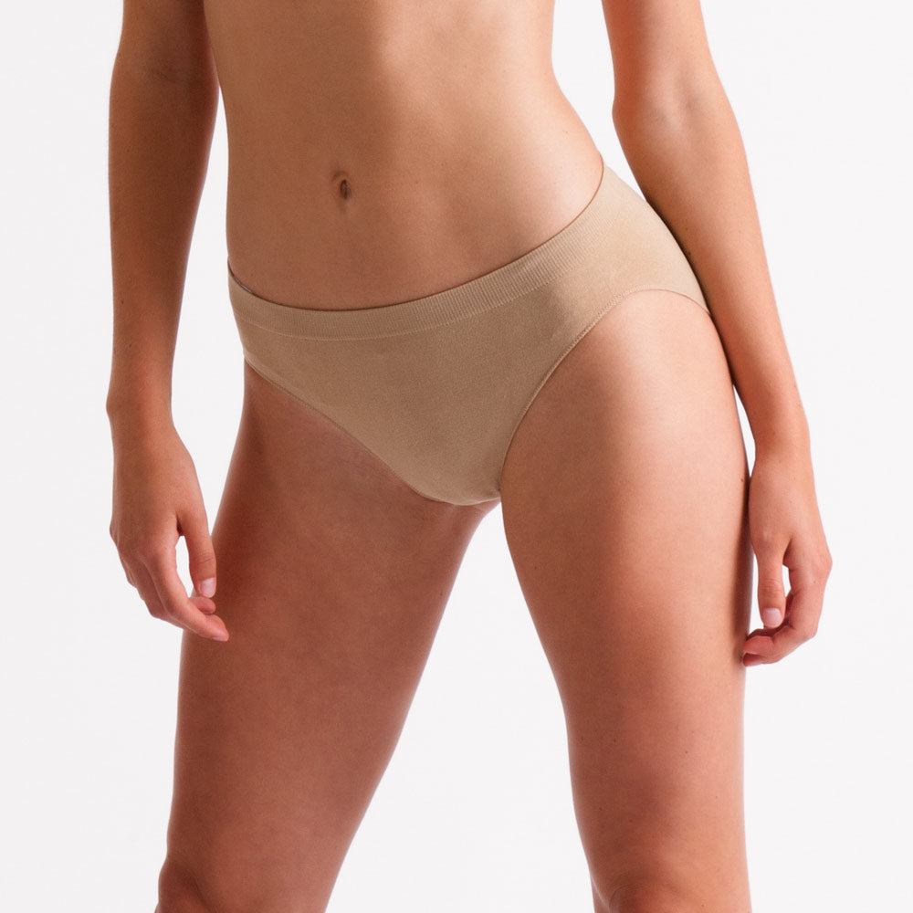 Ballet Dance Leotard Seamless Underwear Skin Color Gymnastics