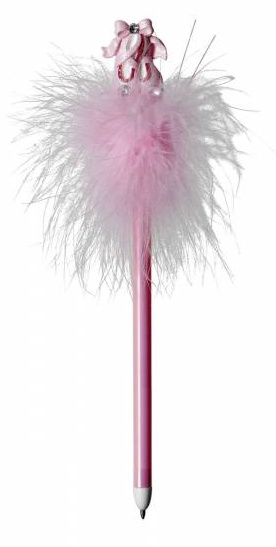 Ballet Shoe Fluffy Pen