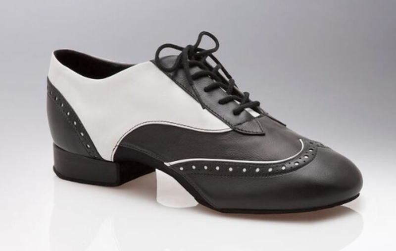 Mens black and 2025 white tap shoes