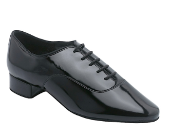 International Dance Shoes MT Black Patent