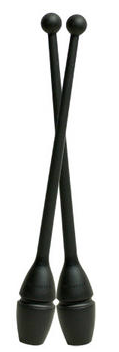 PASTORELLI BLACK Clubs in PLASTIC (41 cm) - FIG approved 00233