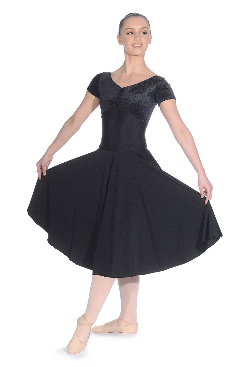 Roch Valley Nylon/Lycra Circular Calf Length Skirt LLCS