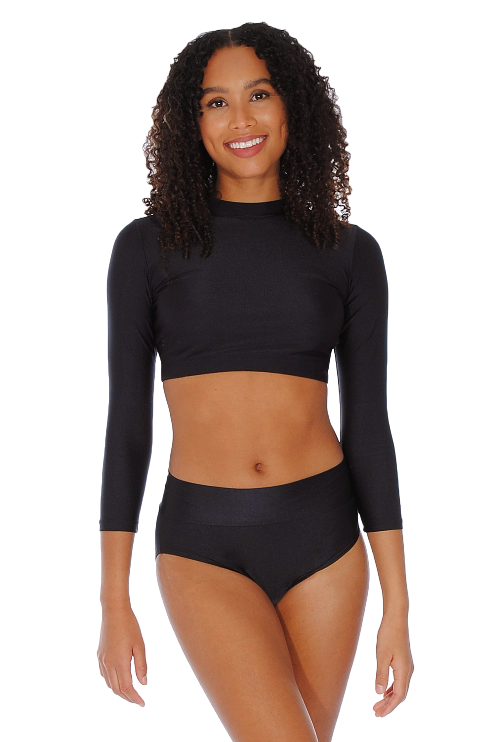 RV Turtle Neck Crop Studio Dance Wear